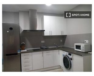 Kitchen of Flat to rent in  Madrid Capital  with Air Conditioner, Heating and Furnished