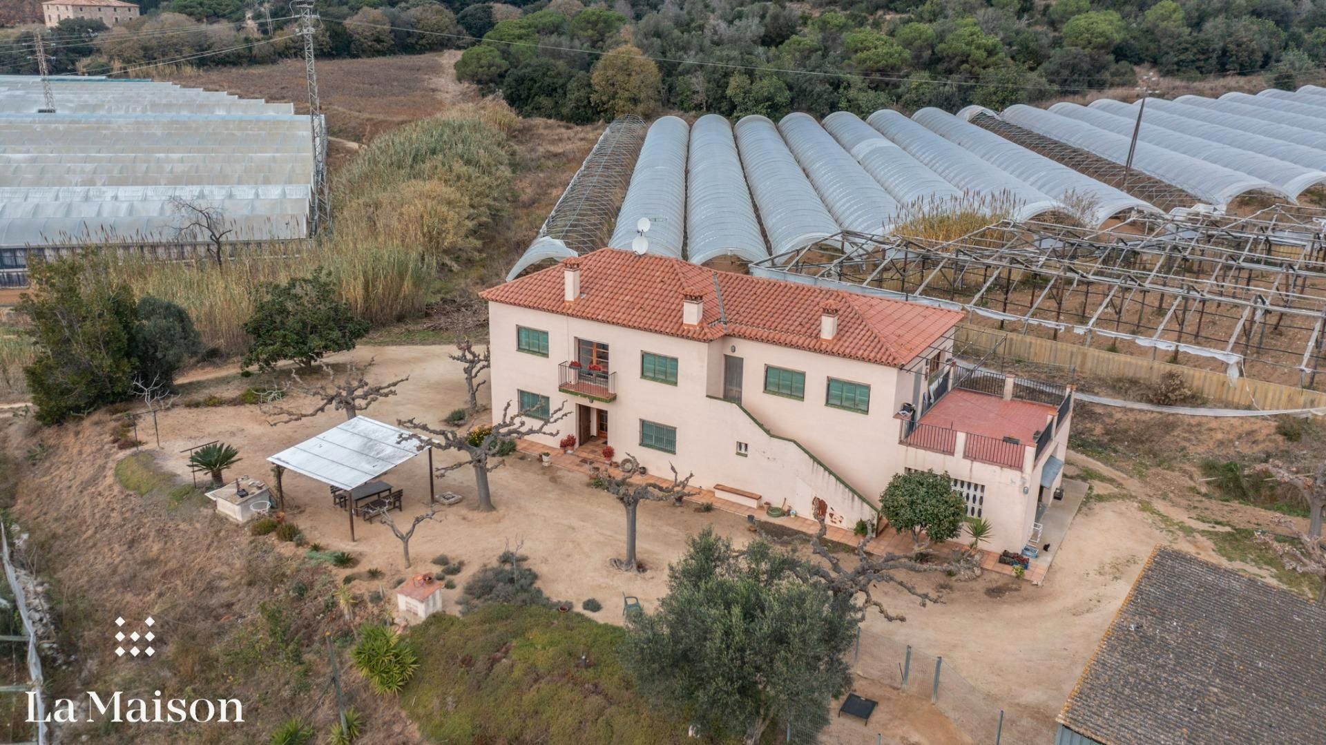 Exterior view of Country house for sale in Argentona  with Heating, Private garden and Terrace