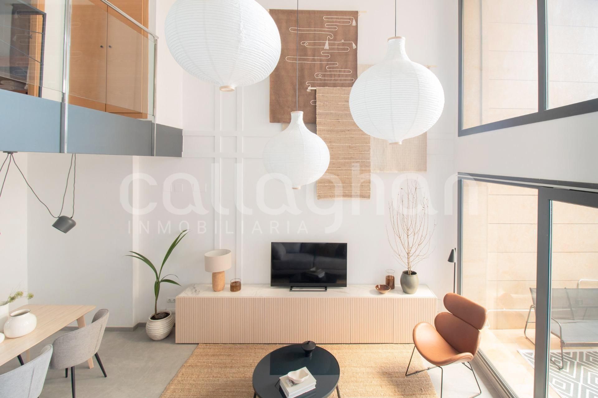 Living room of Loft for sale in Burjassot  with Air Conditioner, Heating and Private garden