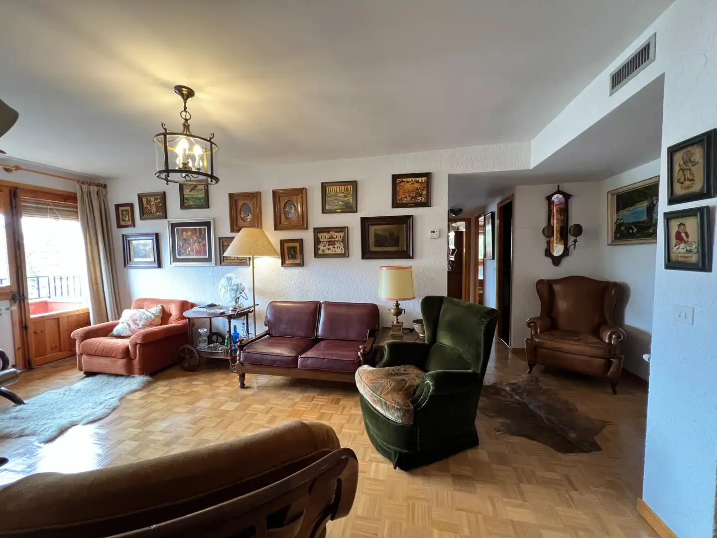 Living room of Attic for sale in Jaca  with Terrace and Community pool
