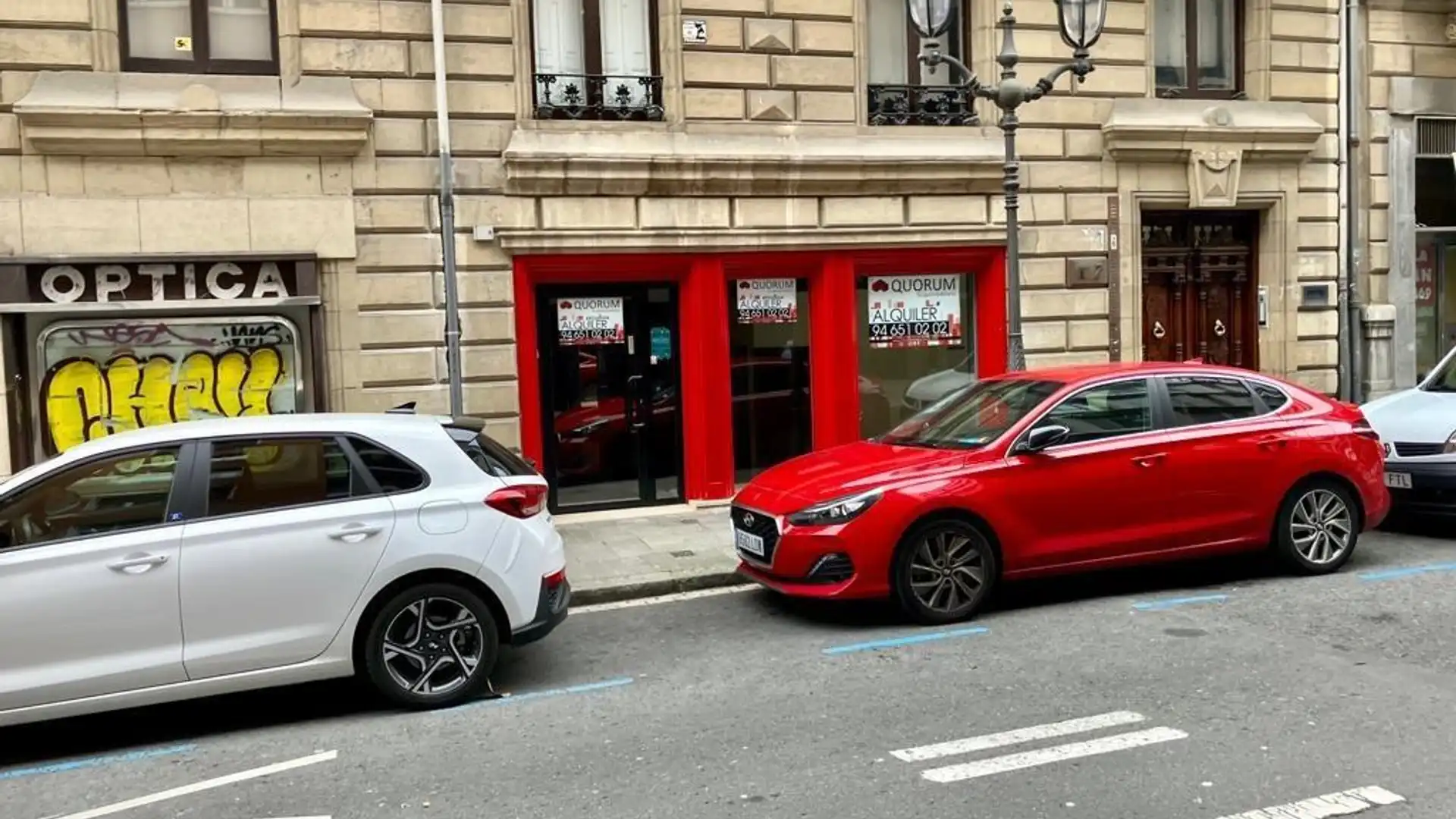 Vista exterior de Local de alquiler en Bilbao 