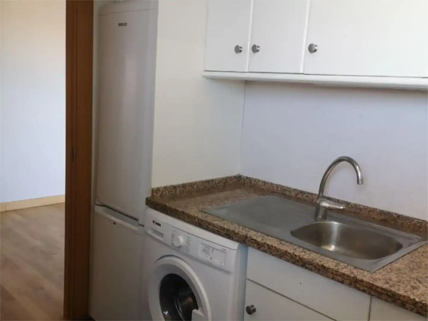 Kitchen of Flat for sale in Tudela  with Air Conditioner and Balcony
