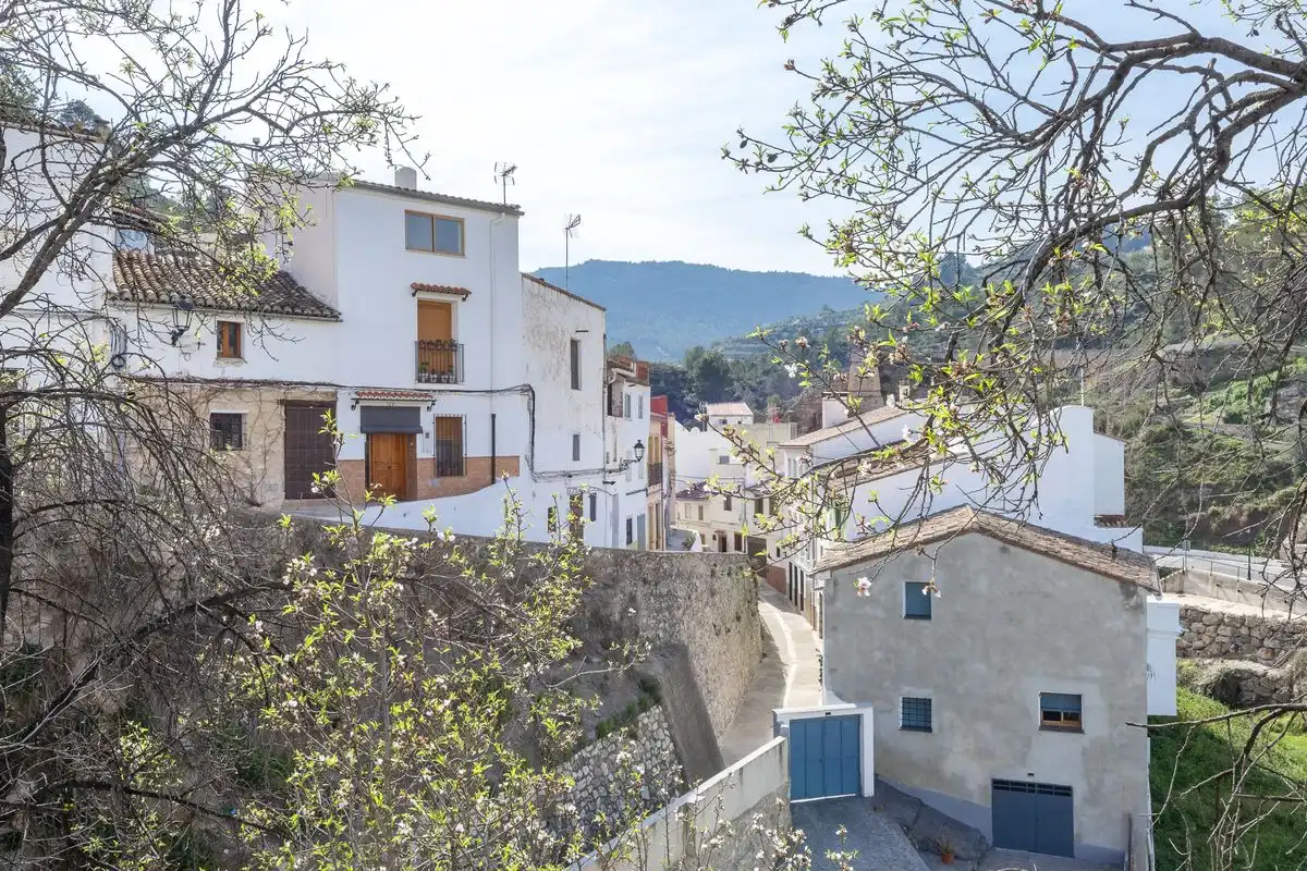 Außenansicht von Country house zum Verkauf in Mogente / Moixent mit Klimaanlage, Heizung und Terrasse