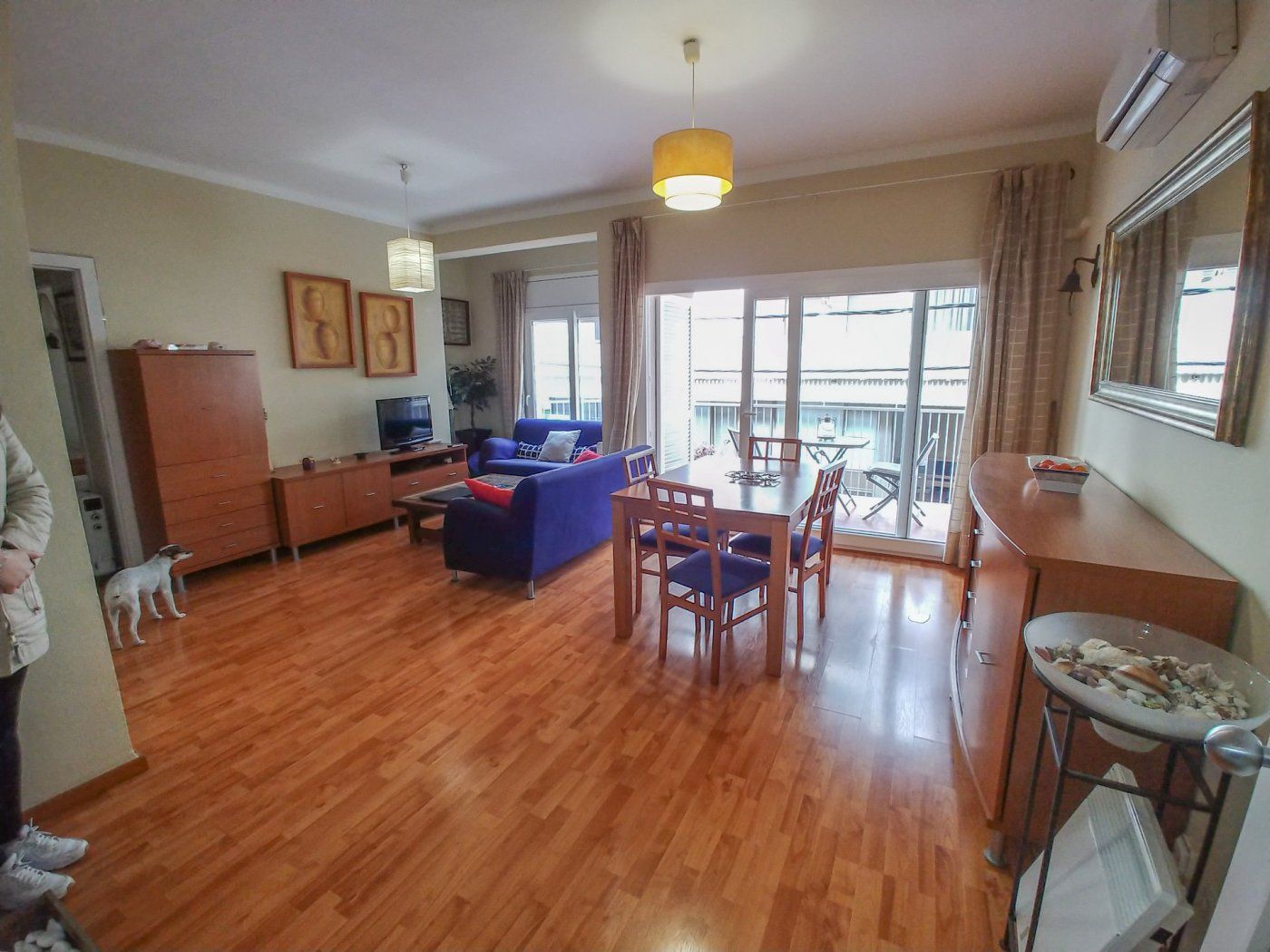 Living room of Flat to rent in Palamós  with Air Conditioner and Terrace