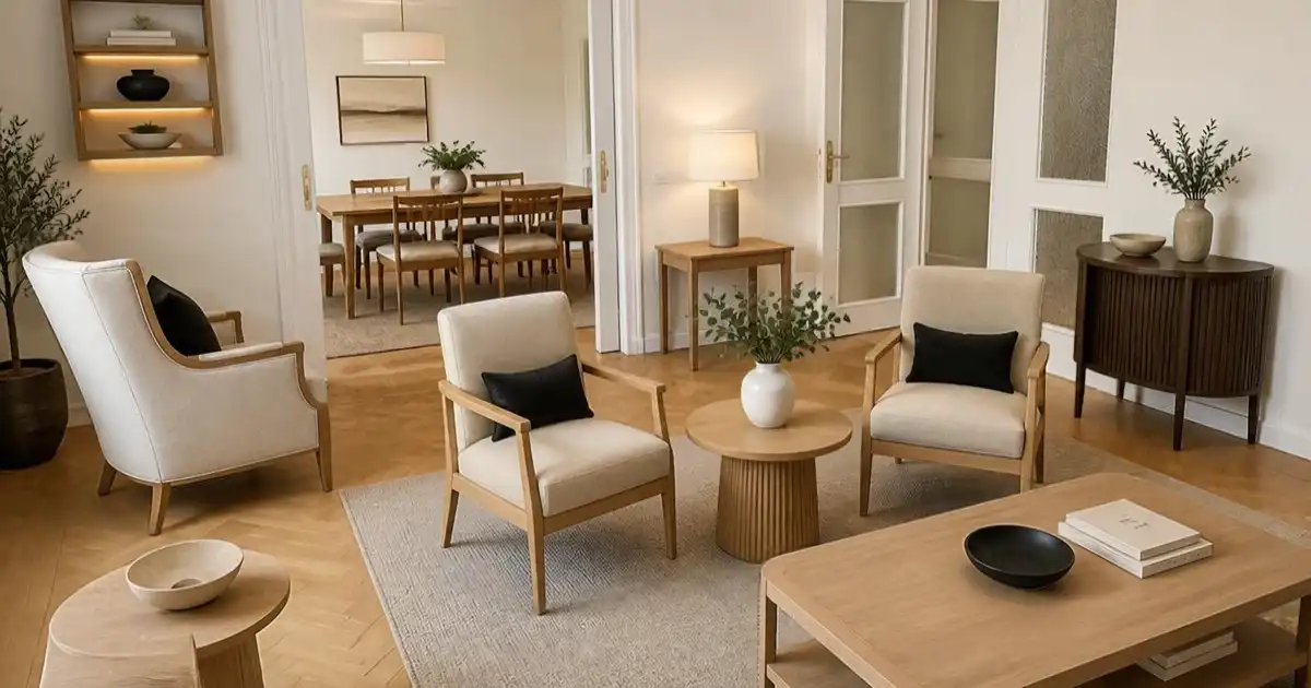 Living room of Flat for sale in Chamberí