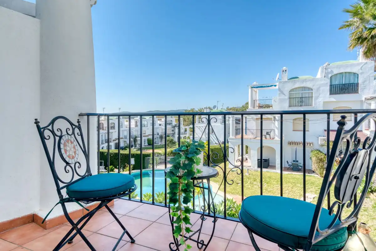 Terrace of Detached homes for sale in Manilva  with Air Conditioner, Terrace and Community pool