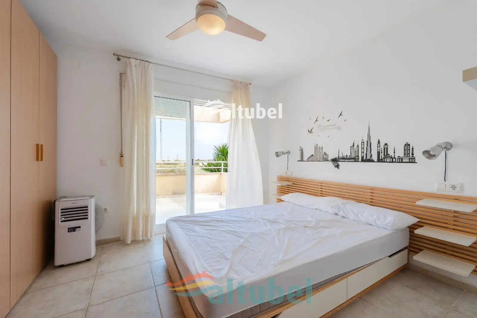 Bedroom of Houses for sale in Peñíscola / Peníscola  with Air Conditioner, Terrace and Swimming Pool
