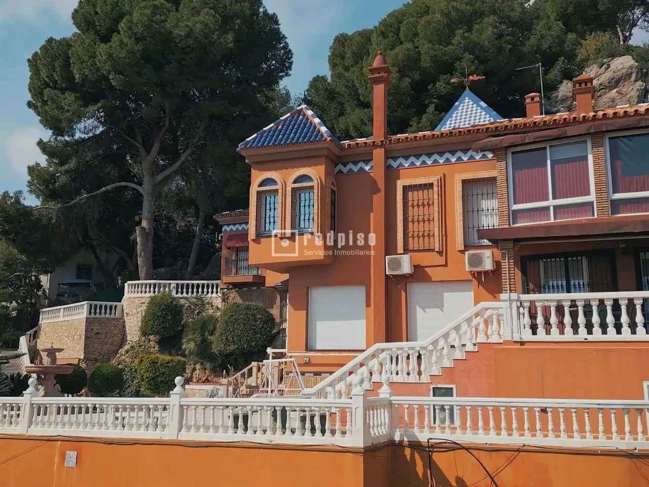 Exterior view of Houses for sale in Málaga  with Air Conditioner, Heating and Private garden