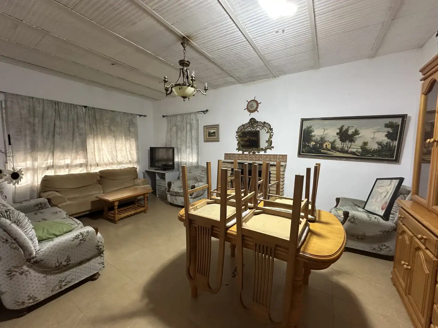 Sala de estar de Casa o chalet en venta en Baeza con Jardín privado y Piscina