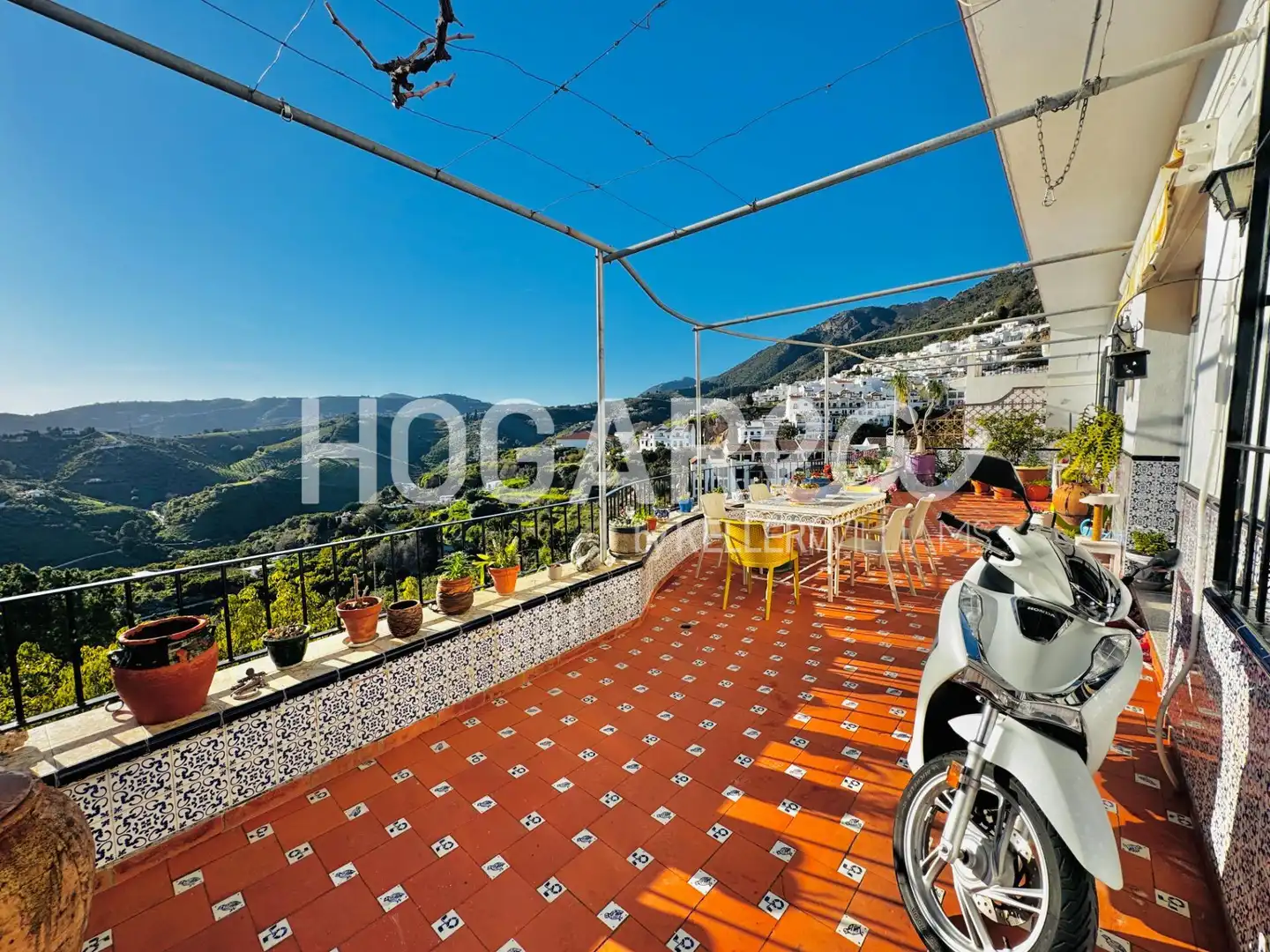 Terraza de Casa o chalet en venta en Frigiliana con Aire acondicionado, Calefacción y Jardín privado