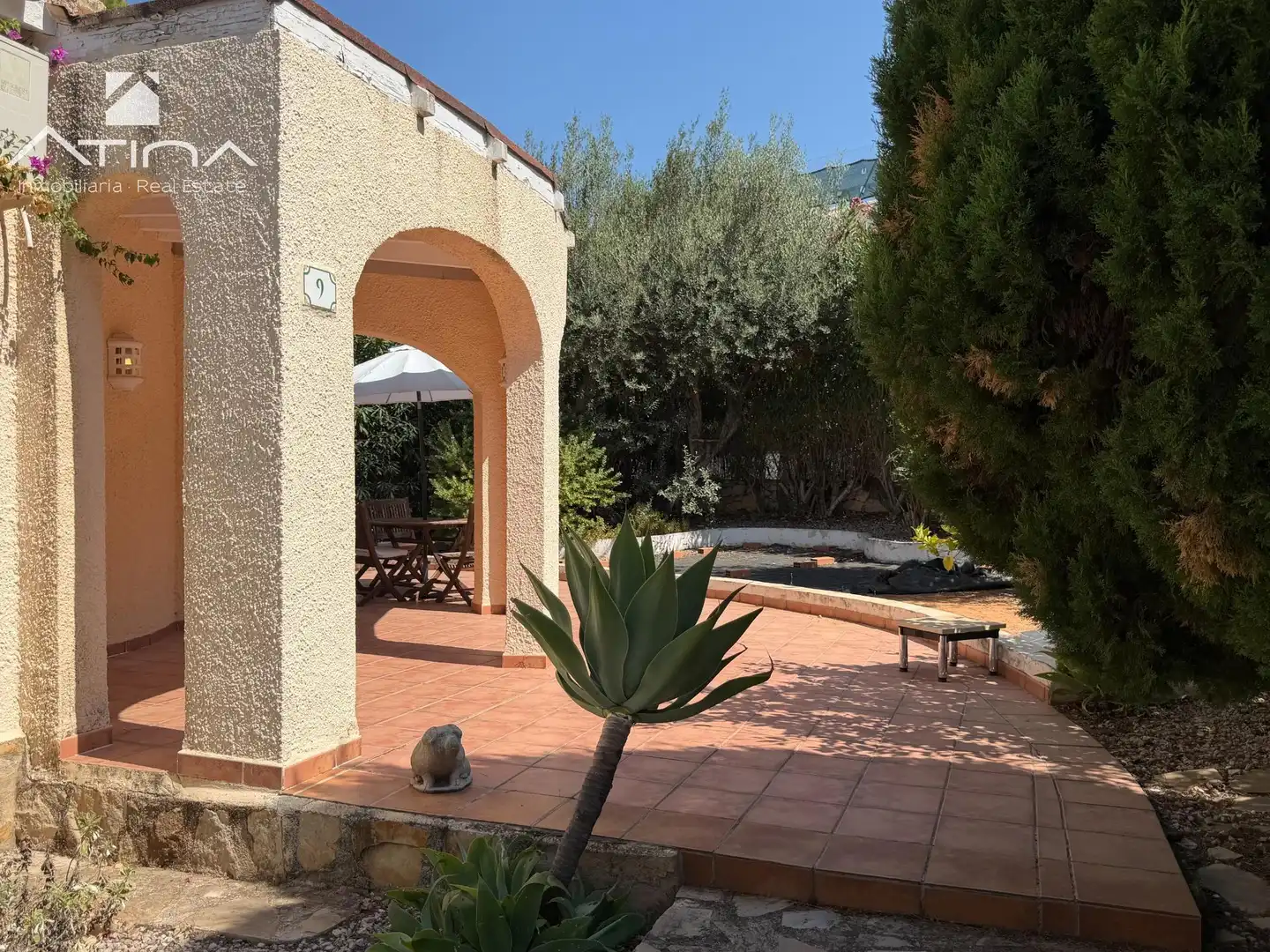 Terrassa de Casa o xalet en venda en Gata de Gorgos amb Aire condicionat, Calefacció i Jardí privat