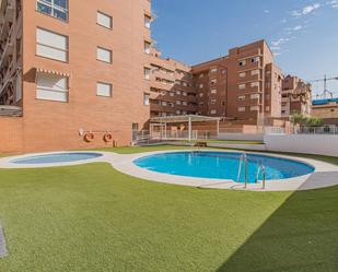 Exterior view of Flat for sale in  Granada Capital  with Heating, Private garden and Parquet flooring