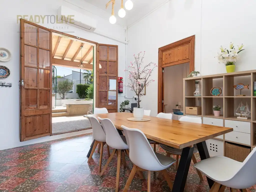 Comedor de Casa o chalet de alquiler en Alcúdia con Terraza, Amueblado y Microondas