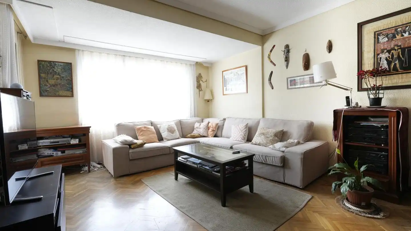 Sala de estar de Piso en venta en  Madrid Capital con Aire acondicionado, Calefacción y Terraza