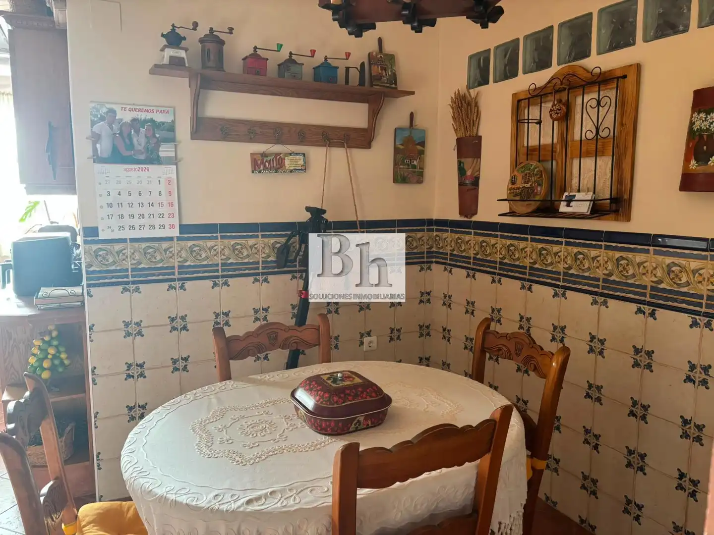 Küche von Wohnung zum Verkauf in Málaga mit Klimaanlage, Privatgarten und Parkett