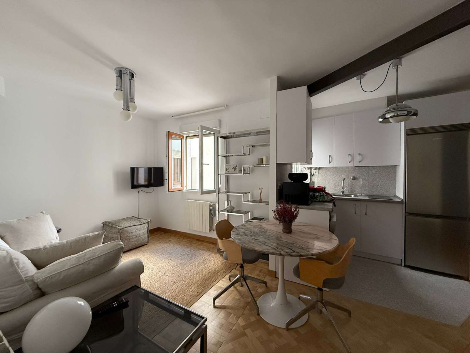 Living room of Apartment to share in Real Sitio de San Ildefonso  with Air Conditioner, Heating and Terrace