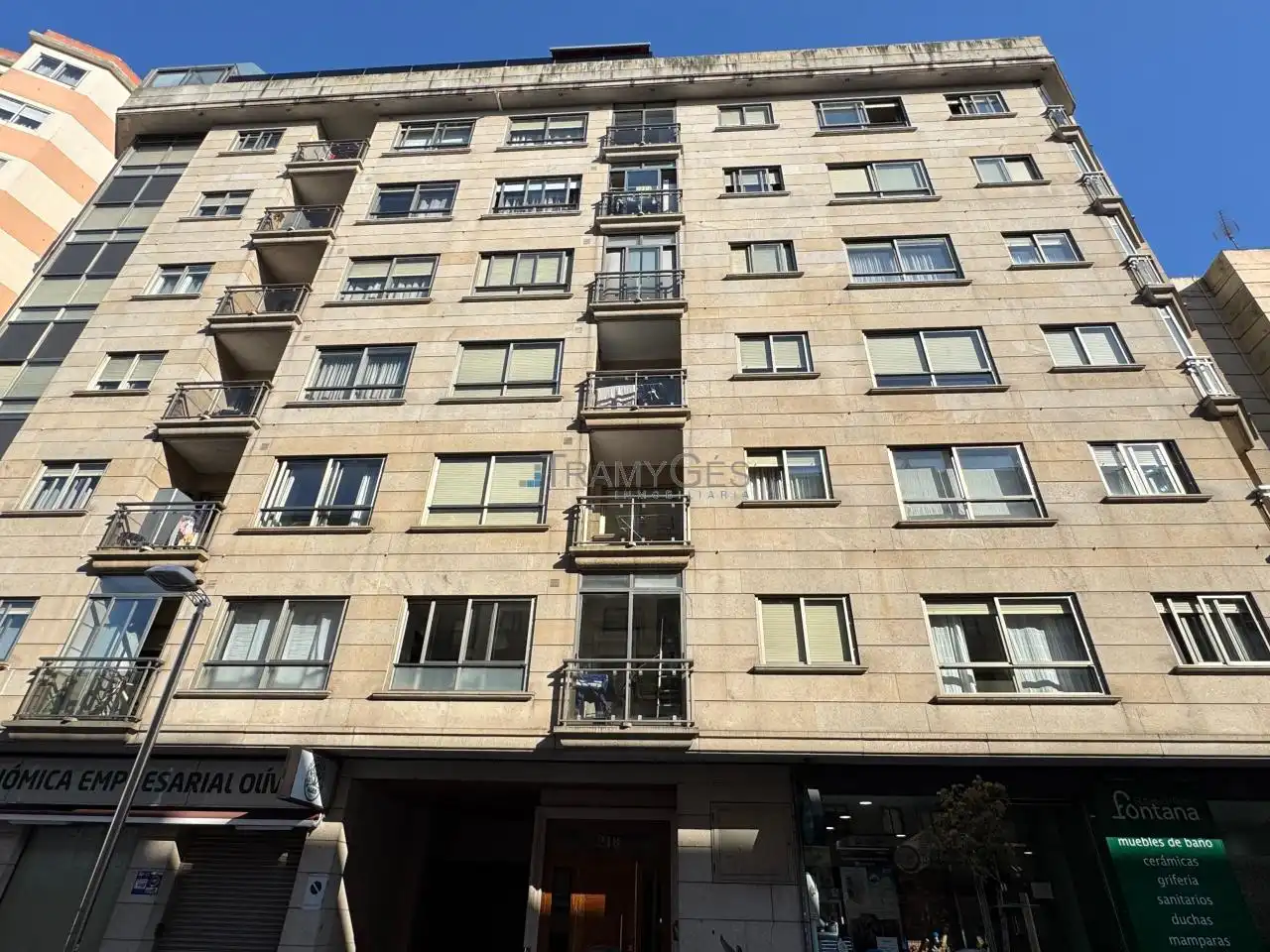Exterior view of Flat for sale in Vigo   with Heating, Parquet flooring and Storage room