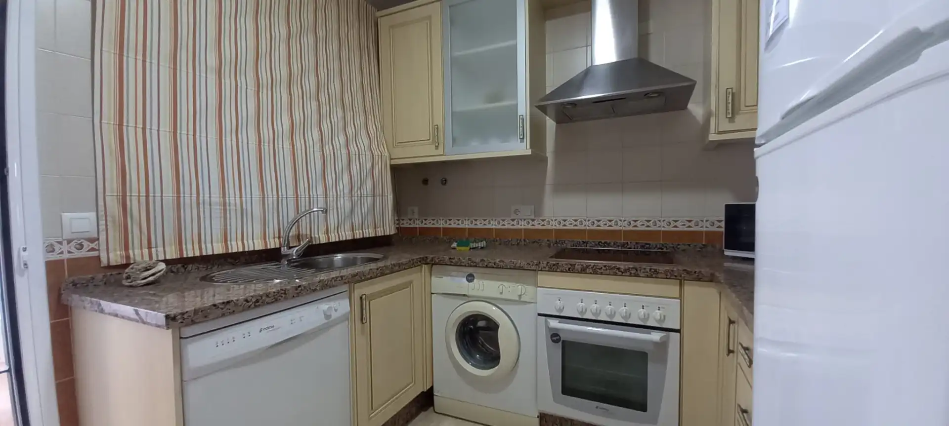 Kitchen of Apartments for rent in Chiclana de la Frontera  with Air Conditioner, Furnished and Oven
