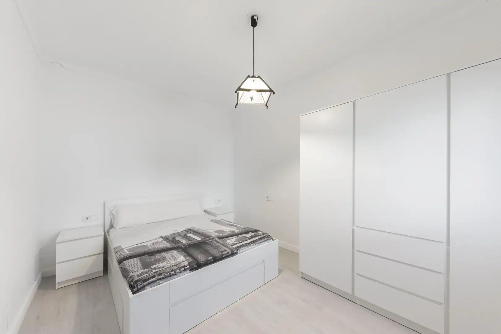 Schlafzimmer von Einfamilien-Reihenhaus zur Miete in Campos mit Klimaanlage, Heizung und Parkett