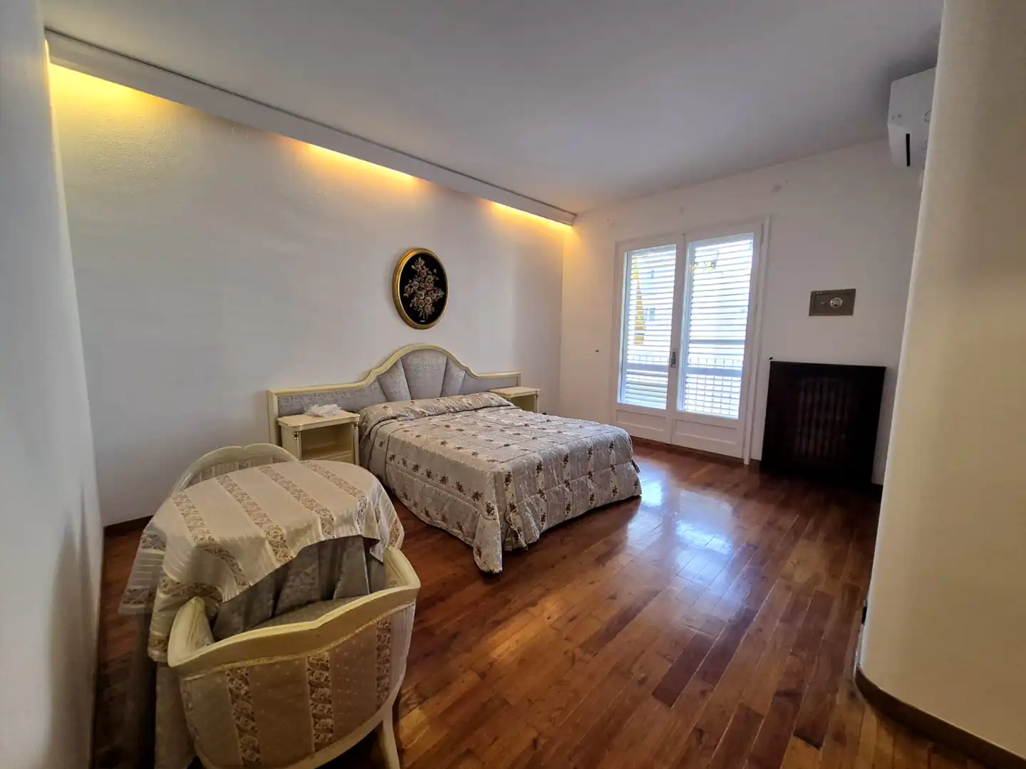 Schlafzimmer von Wohnung zur Miete in Barcelona mit Klimaanlage, Heizung und Parkett