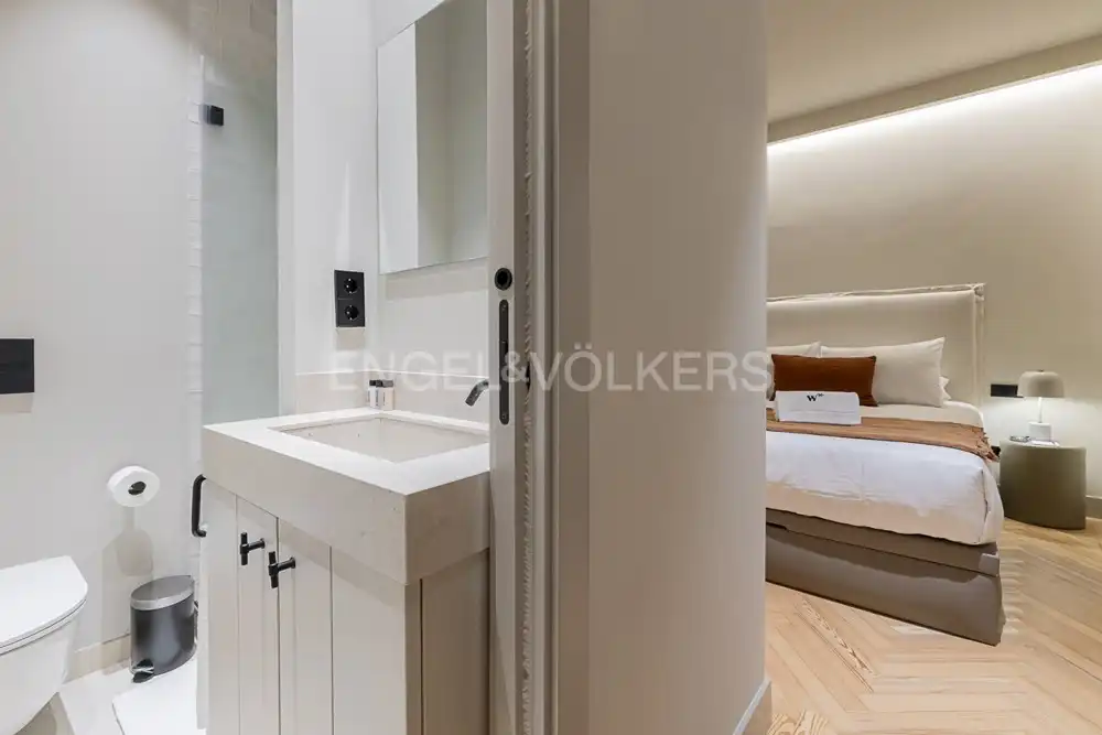 Baño de Piso de alquiler en Madrid con Aire acondicionado, Calefacción y Amueblado