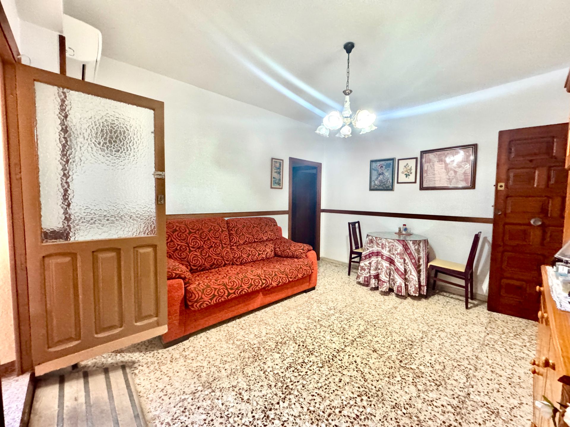 Living room of Flat for sale in Adra  with Air Conditioner, Terrace and Furnished