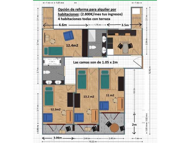 Piso en Venta en Calle Carabelos, 20 en San Fermín