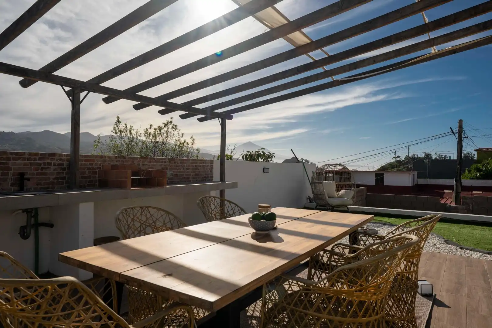 Terraza de Casa o chalet en venta en San Cristóbal de la Laguna con Jardín privado, Parquet y Terraza