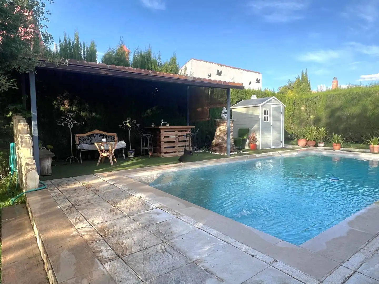 Swimming pool of Houses for sale in  Jaén Capital  with Air Conditioner, Heating and Private garden
