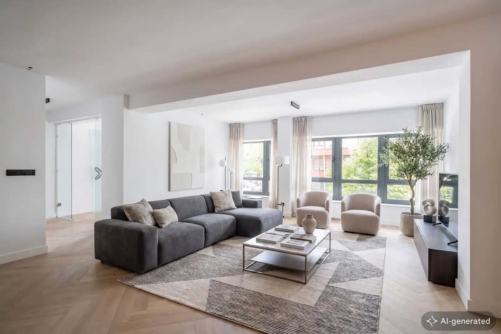 Wohnzimmer von Wohnung zum Verkauf in Gijón  mit Heizung