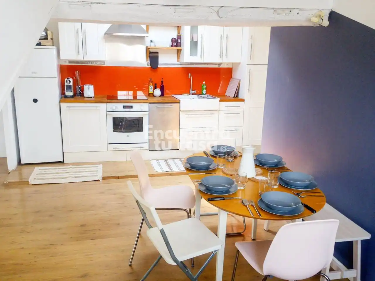 Cocina de Ático en venta en Ciboure con Calefacción, Parquet y Amueblado