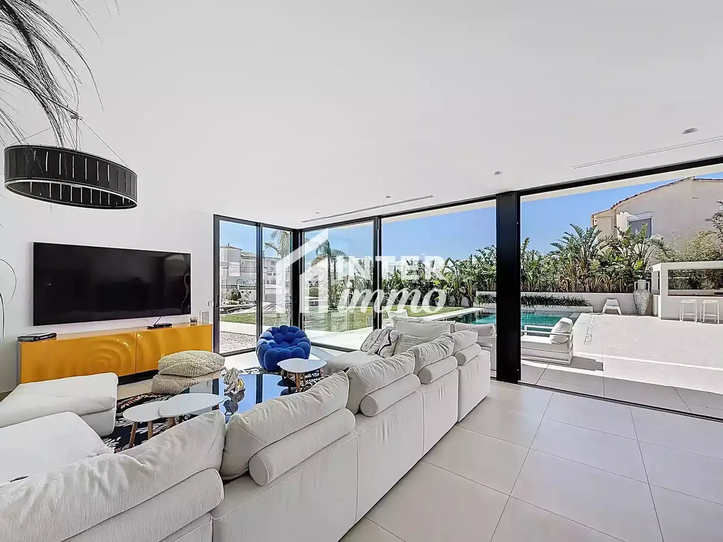 Sala de estar de Casa o chalet en venta en Empuriabrava con Aire acondicionado, Calefacción y Terraza
