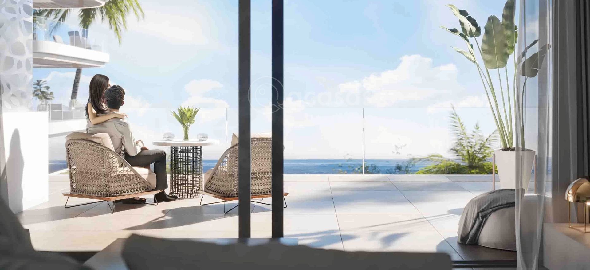 Terrace of Apartment for sale in Benalmádena  with Air Conditioner, Heating and Terrace