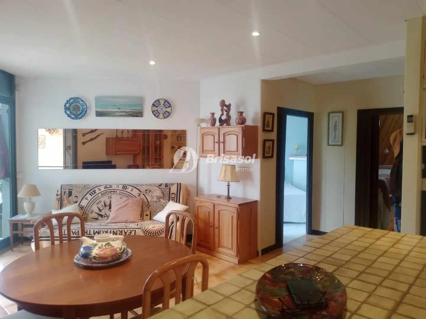 Wohnzimmer von Wohnung zum Verkauf in Cambrils mit Klimaanlage, Heizung und Balkon