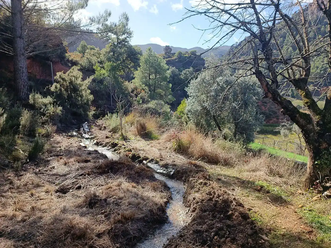 Vista exterior de Casa o xalet en venda en Beceite amb Aire condicionat i Piscina