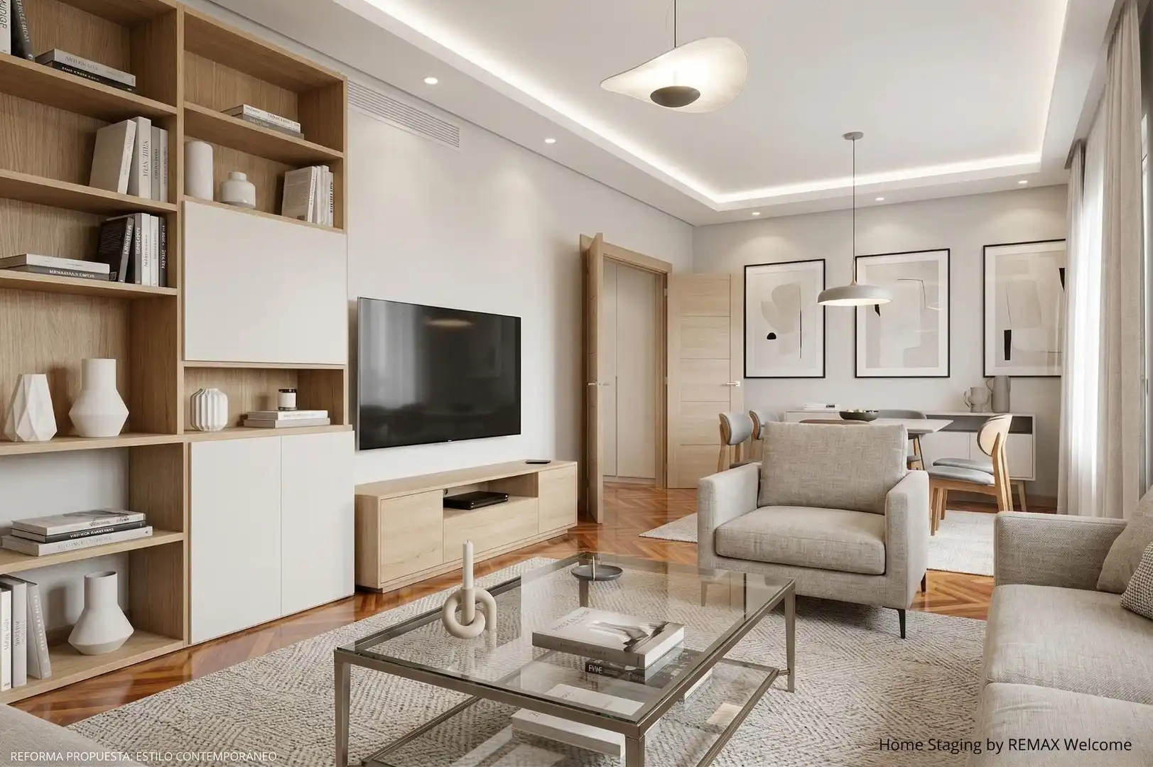 Living room of Flat for sale in Zaragoza  with Air Conditioner, Terrace and Storage room