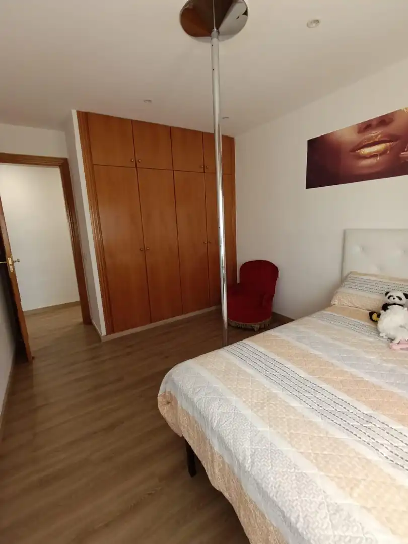 Schlafzimmer von Wohnung zur Miete in Parets del Vallès mit Heizung, Parkett und Terrasse