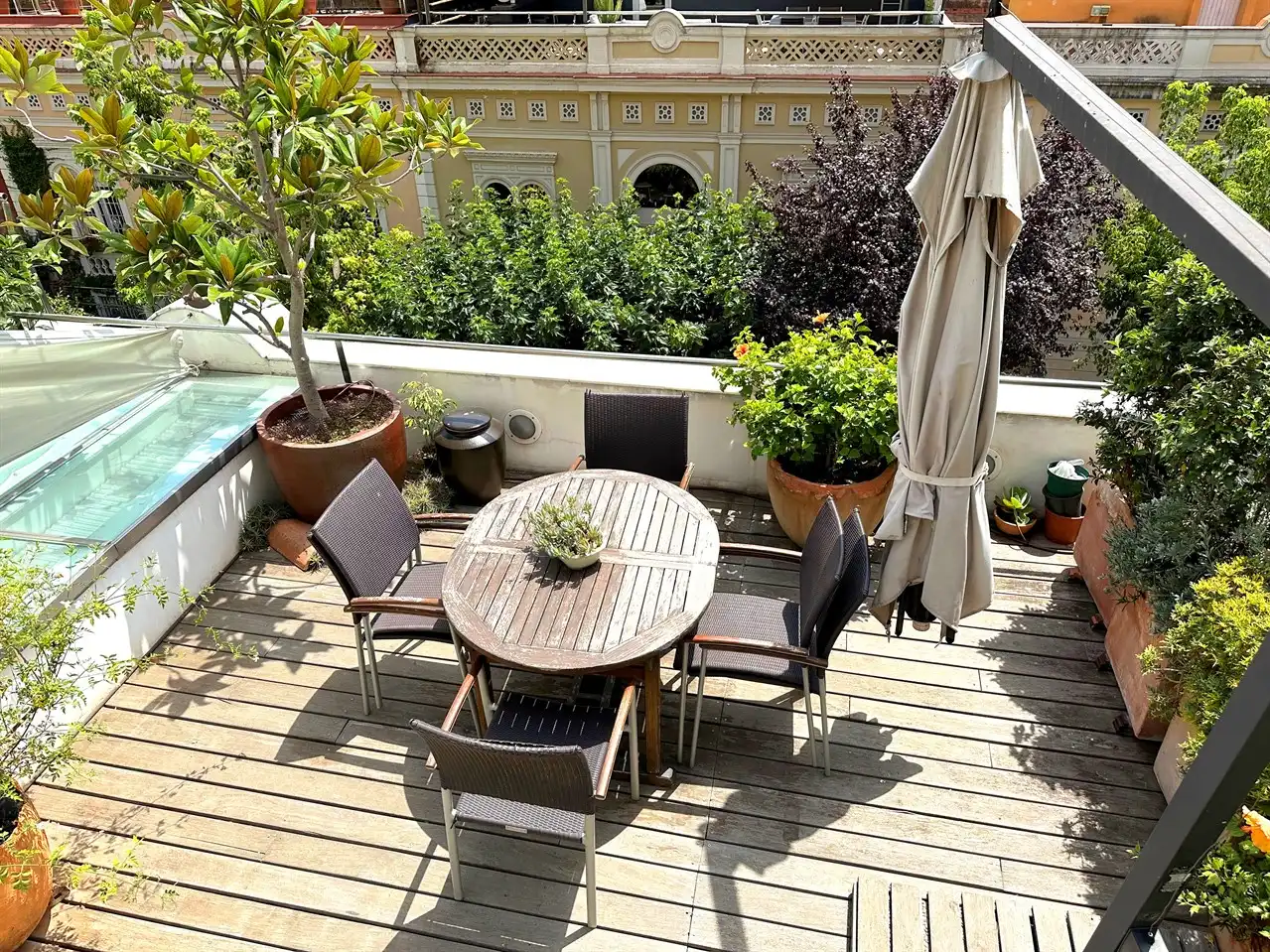 Terrace of Houses for sale in Barcelona  with Parquet flooring, Terrace and Furnished