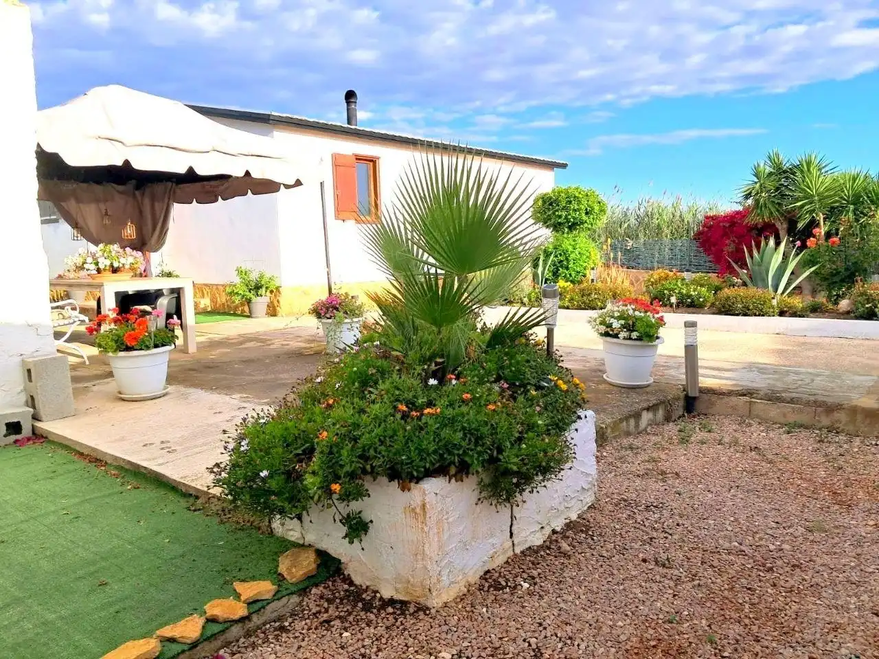 Jardí de Casa o xalet en venda en Elche / Elx amb Aire condicionat, Jardí privat i Terrassa