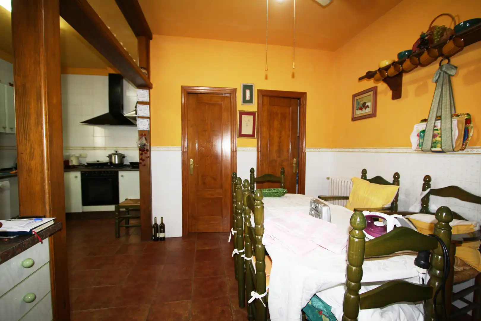Cuina de Casa o xalet en venda en Albacete amb Aire condicionat, Jardí privat i Terrassa