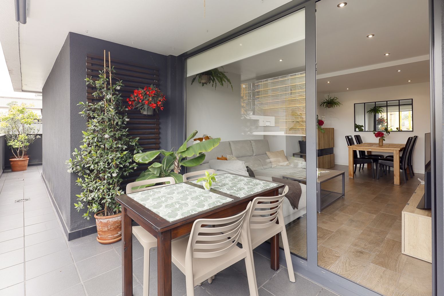 Terrace of Flat for sale in Gijón   with Heating, Private garden and Terrace