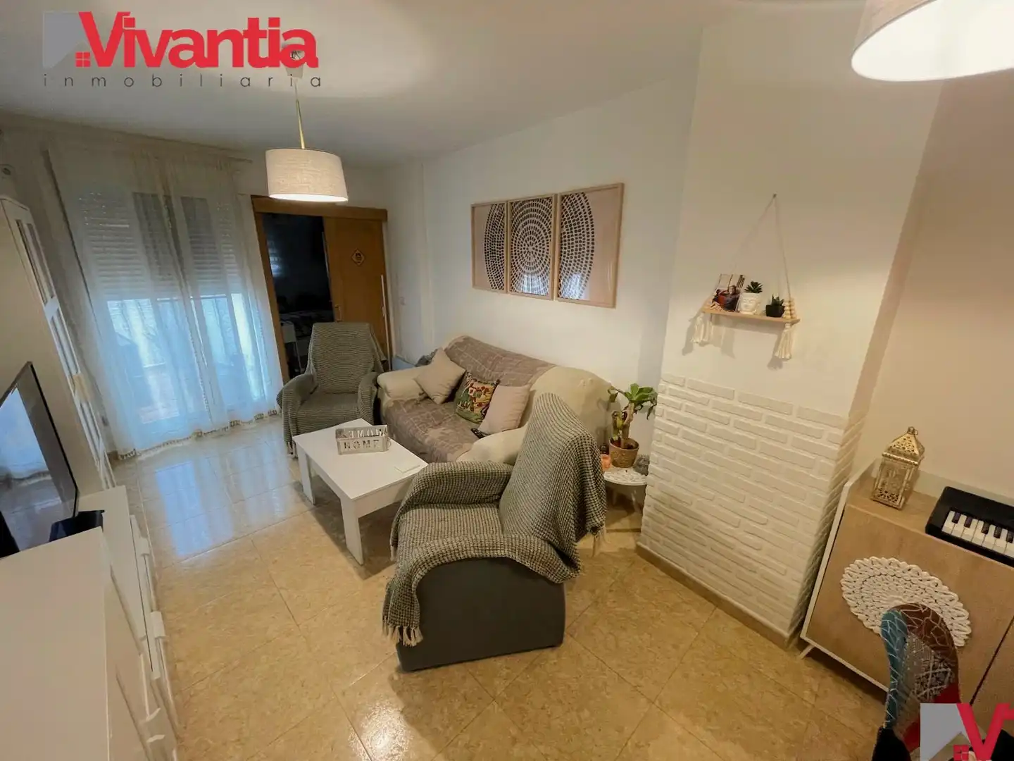 Wohnzimmer von Dachboden zum Verkauf in Lorca mit Klimaanlage, Terrasse und Abstellraum