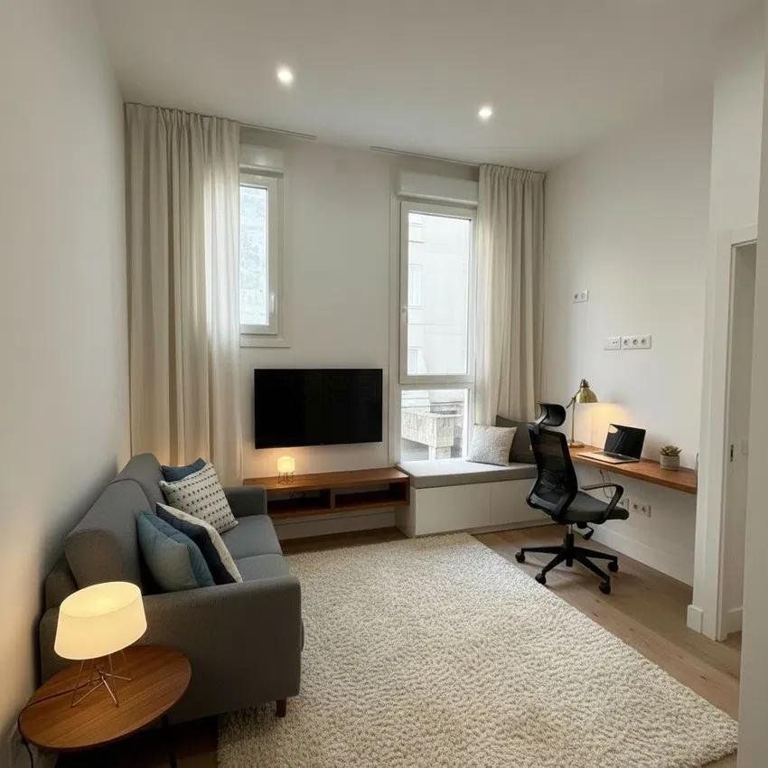 Sala d'estar de Pis en venda en  Madrid Capital amb Aire condicionat, Calefacció i Moblat