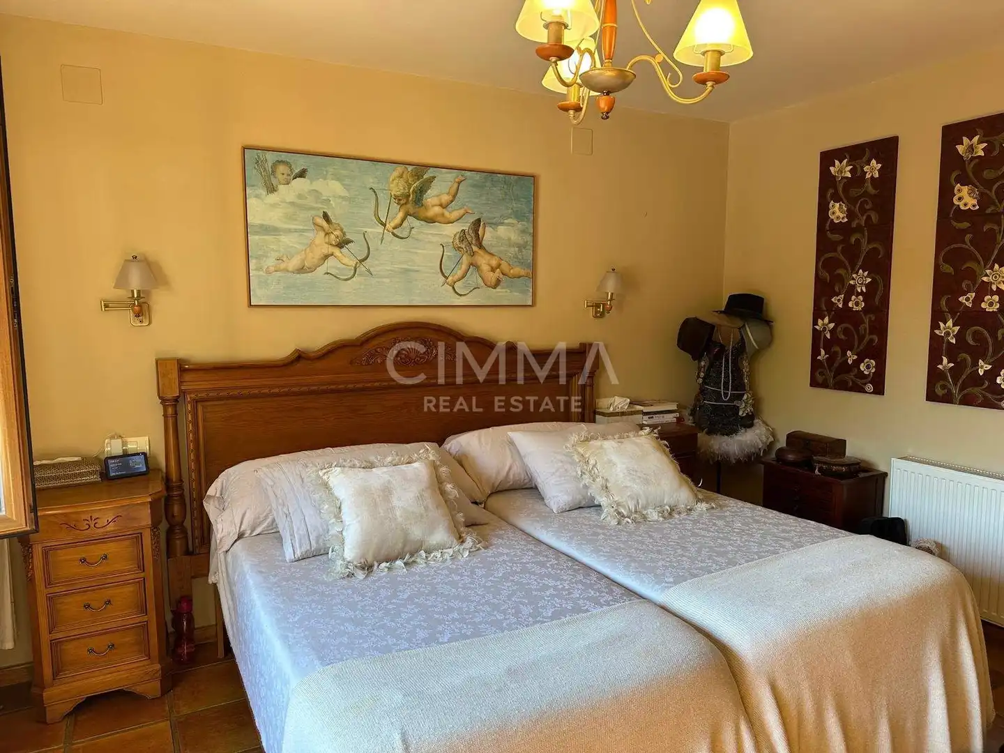 Habitación de Casa o chalet en venta en La Nucia con Aire acondicionado, Calefacción y Jardín privado