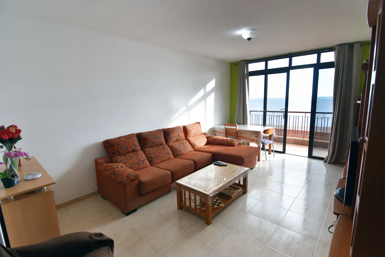 Sala de estar de Piso en venta en El Rosario con Terraza, Amueblado y Balcón