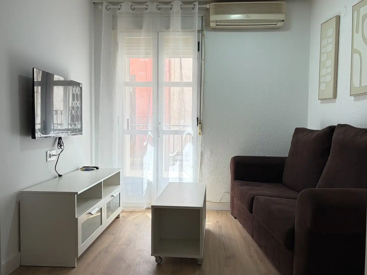 Wohnzimmer von Wohnung zur Miete in Plasencia mit Klimaanlage, Möbliert und Waschmaschine