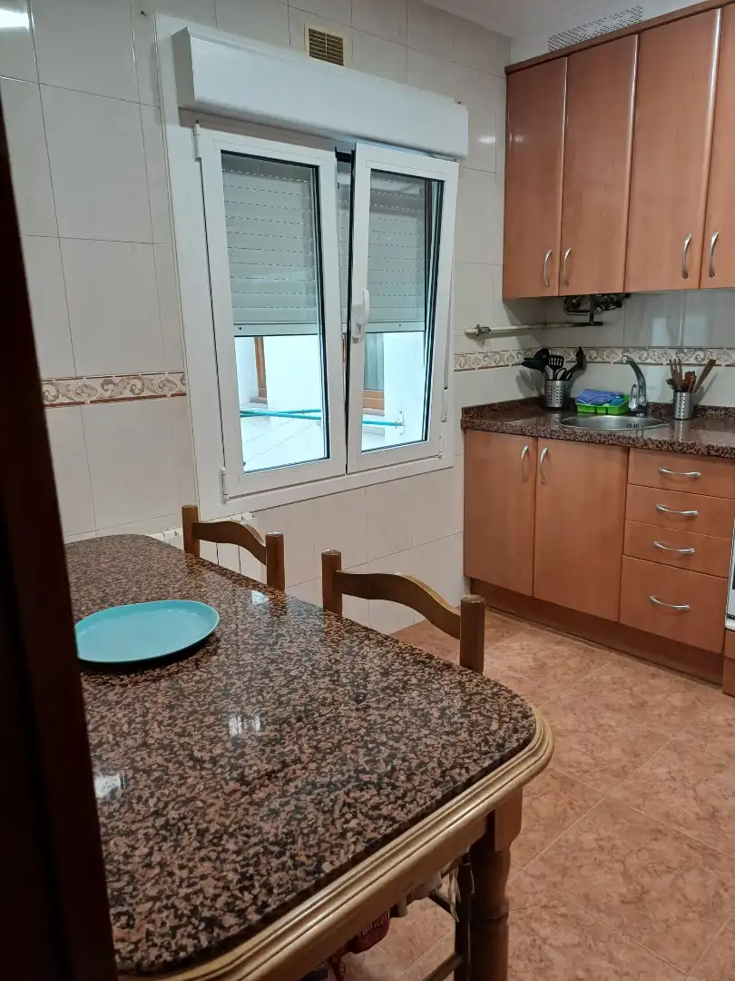 Kitchen of Apartments for rent in Gijón   with Heating, Furnished and Internet