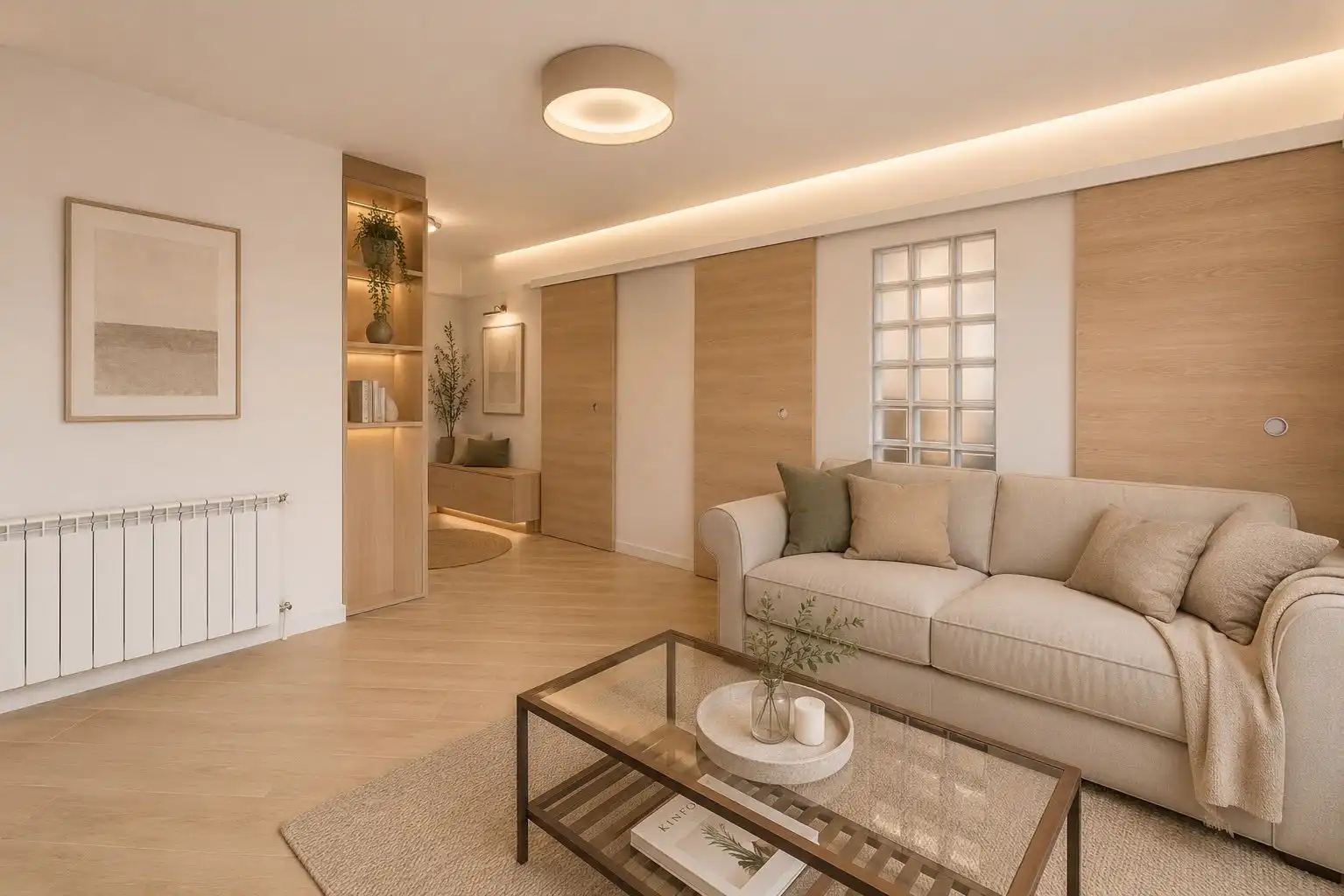 Living room of Flat for sale in Las Rozas de Madrid  with Air Conditioner, Heating and Terrace