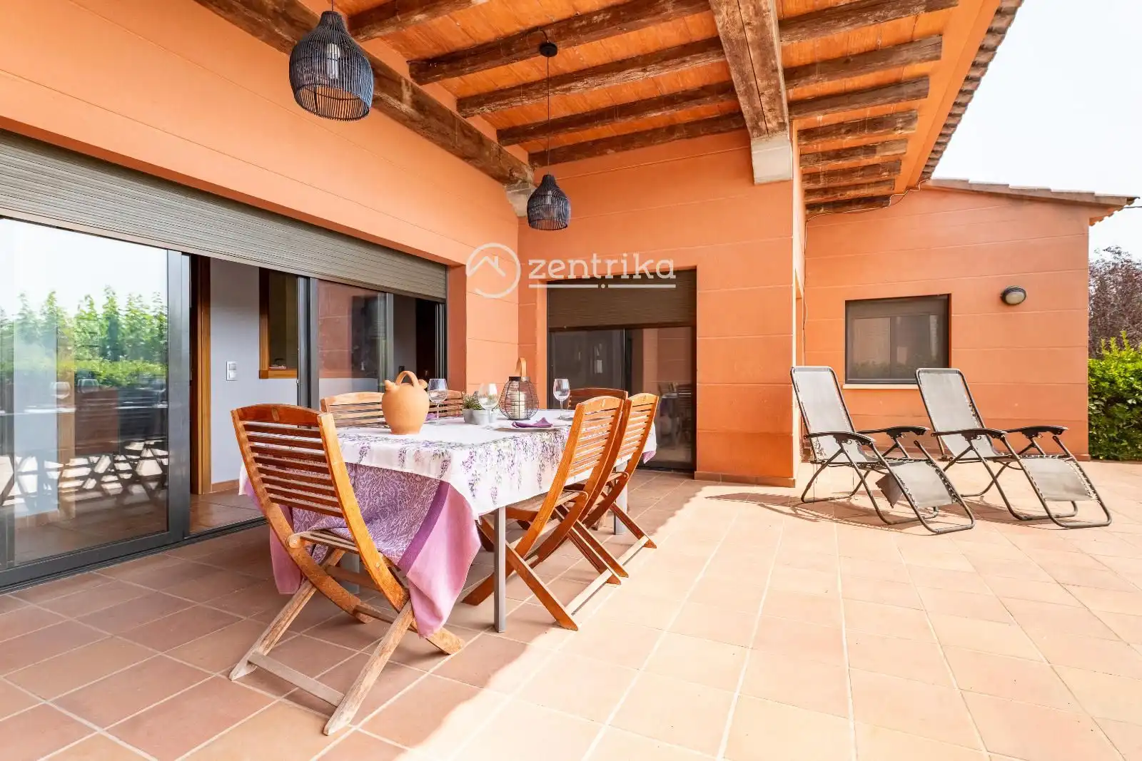 Terrassa de Casa o xalet en venda en Les Borges del Camp amb Aire condicionat, Calefacció i Terrassa