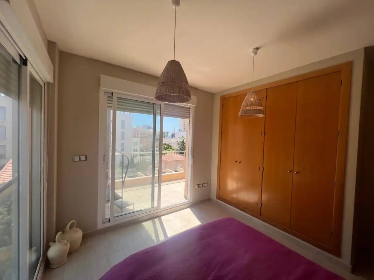 Bedroom of Attic for sale in El Campello  with Air Conditioner, Terrace and Furnished